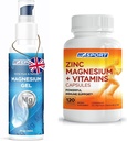 Absorbţie mare Bundle de zinc şi magneziu pentru recuperarea musculare - Supliment de zinc şi gel de magneziu transdermic pentru cramps picior