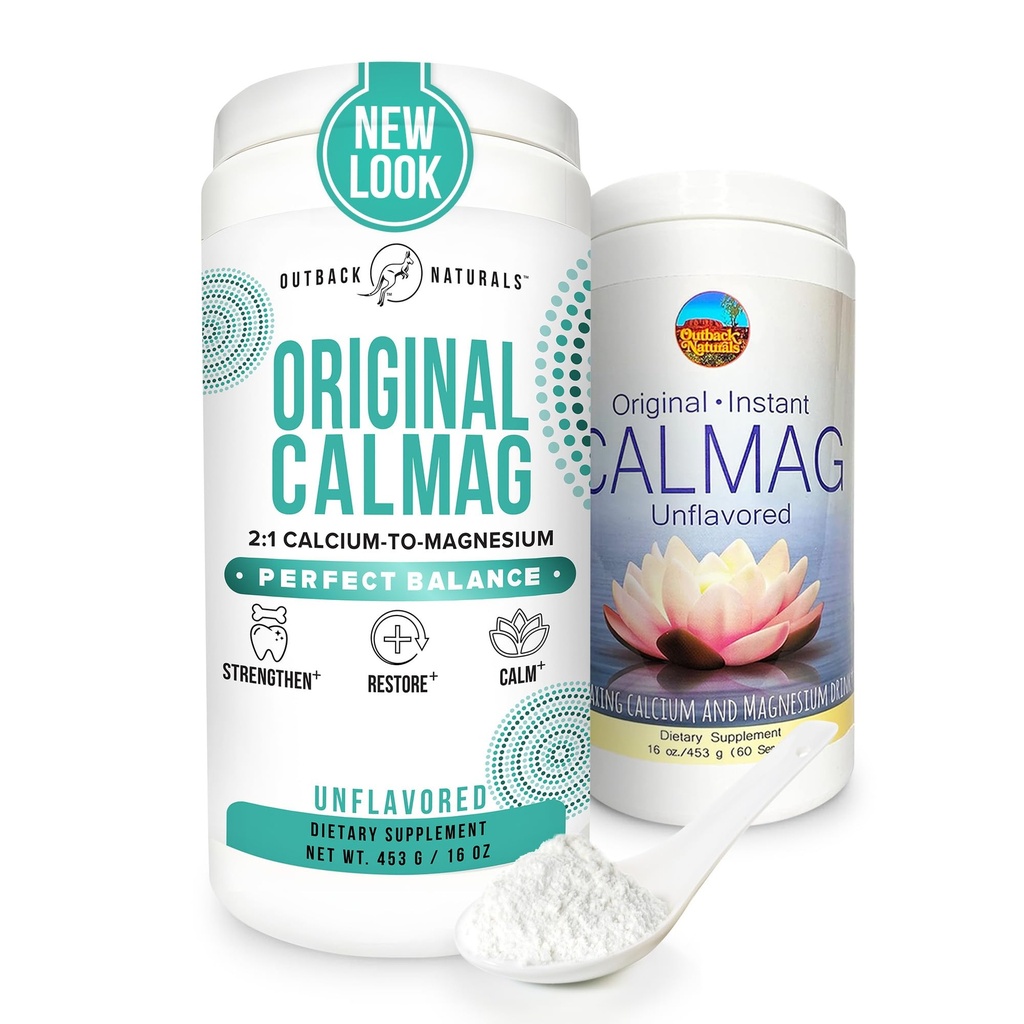 Absorbţie mare 2:1 CalMag CalMag Citrat de calciu supliment, calciu Gluconat pulbere, Suportă Stres Relief, Somn şi Oase Putere Minerale băutură, nearomatizat 16.5 oz (Pachet de 1)