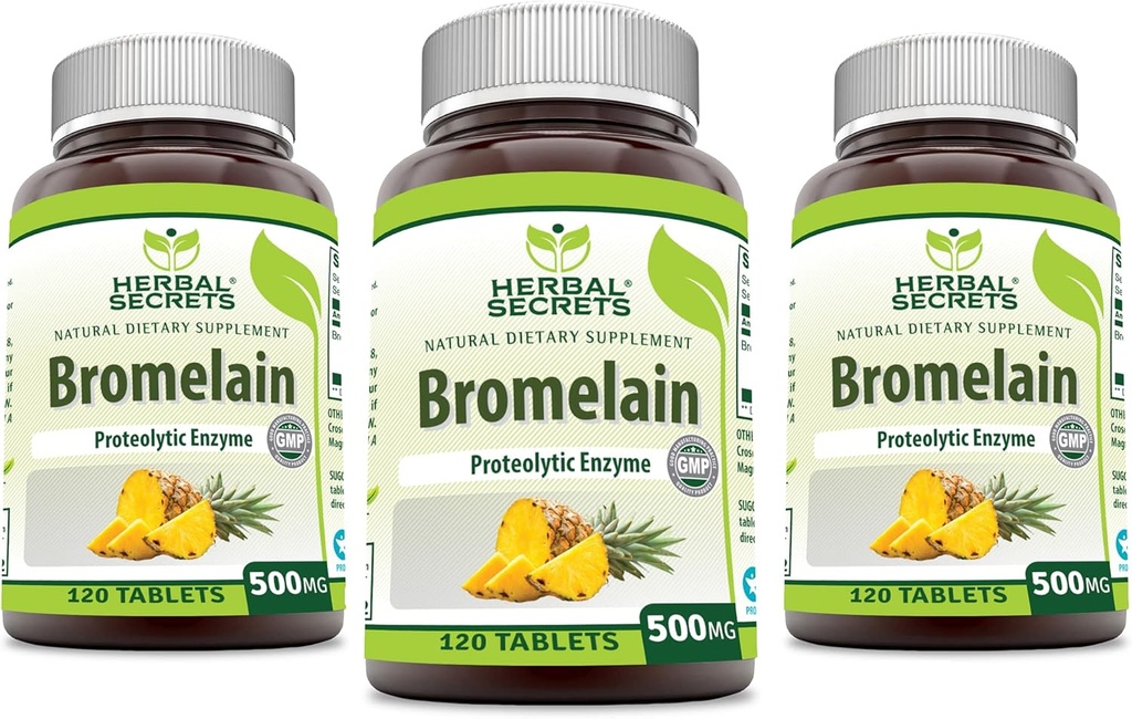 Secrete plantei Bromelain 500 Mg 120 comprimate Supliment 