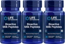 Life Extensie Bioactive Milk Peptides, 30 Capsule vegetariene (Pachet de 3)