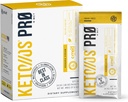 Pruvit Keto//OS Pro Banana Cream + MCT Ketones - Keto//OS Pro Supliment pentru energie Boost, Digestie mai bună și ajută la combaterea procesului de îmbătrânire - 20 Pachete