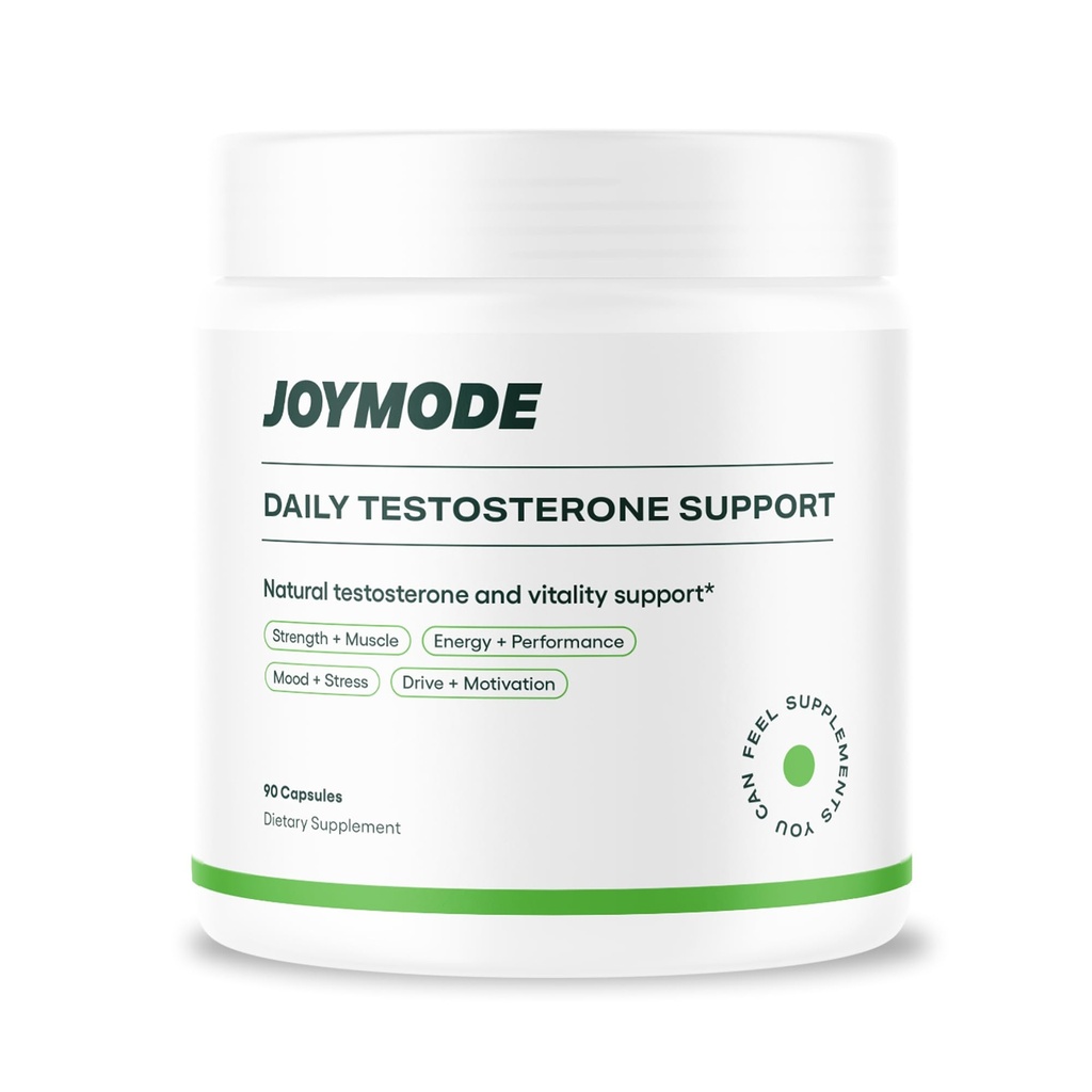 Complexul de suport pentru testosteron JOYMODE (180ct) - Supliment natural pentru bărbaţi w/Ashwagandha, DIM, Magneziu, Zinc & Boron - Pachet de 2