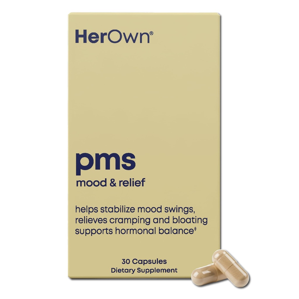 propria ei PMS, susține simptome PMS, promovează stare de spirit pozitivă, echilibru hormon natural, ajută la ameliorarea cramping, Flash fierbinte Menopause Relief, Gluten și soia gratuit, Vegan, 30 capsule, 30 Serviri