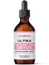 Ficat Curățare picături de detoxifiere și reparații cu extract de muls de lapte, extract de root și extract de anghinare. O formulă de asistență hepatică și de sănătate hepatică. Un Colon Cleanser și supliment de detoxifiere hepatică