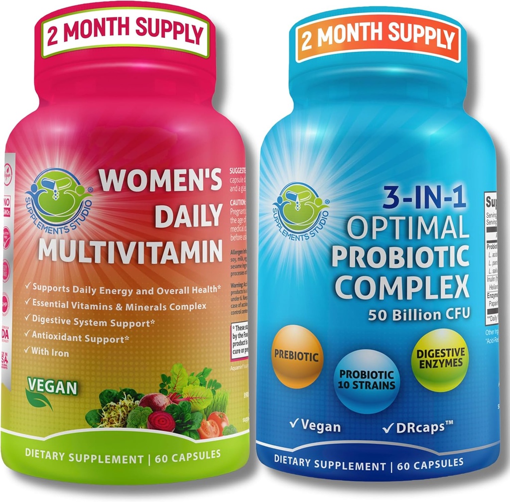 Femeie: Multivitamine si suport probiotic Bundle 