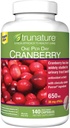 trunature Cranberry 650 mg, 140 Capsule vegetariene (2 ambalaje)