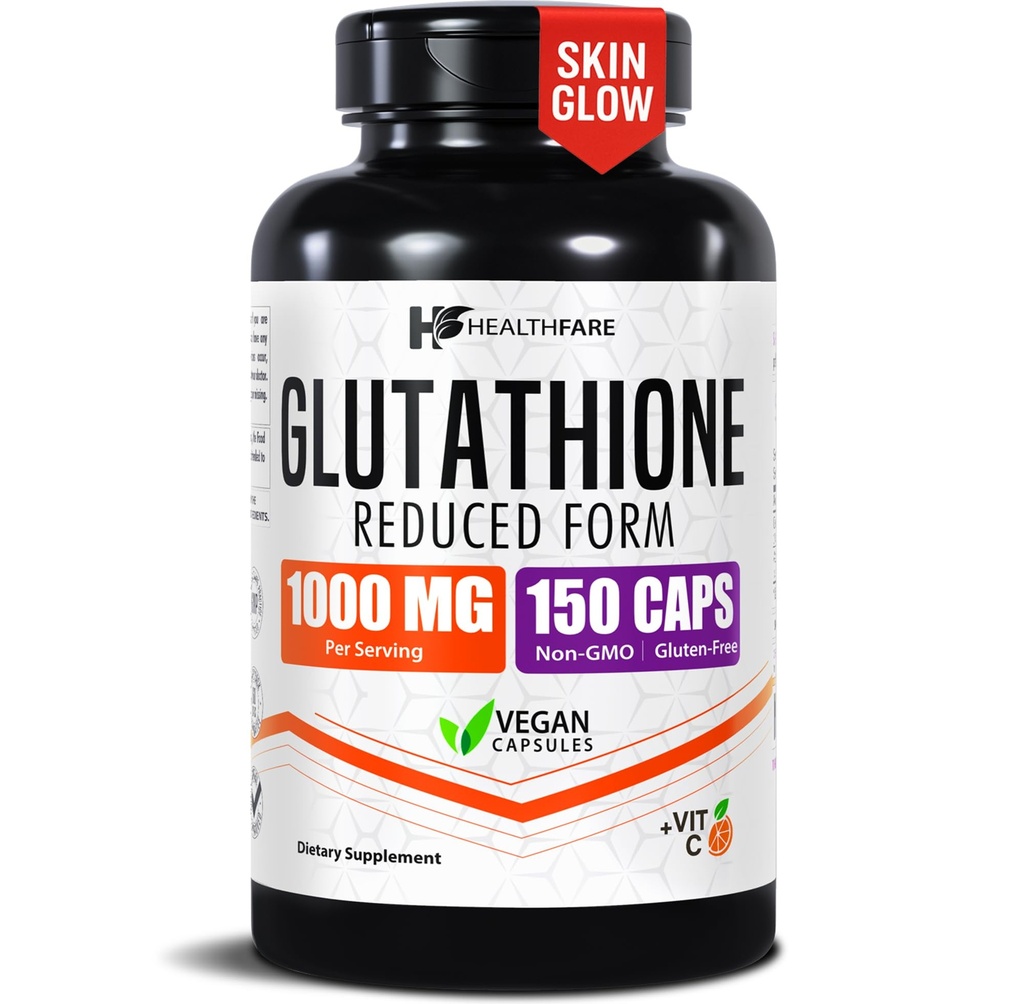 Healthfare Glutatione Supliment 1000mg  Foarte purificate 