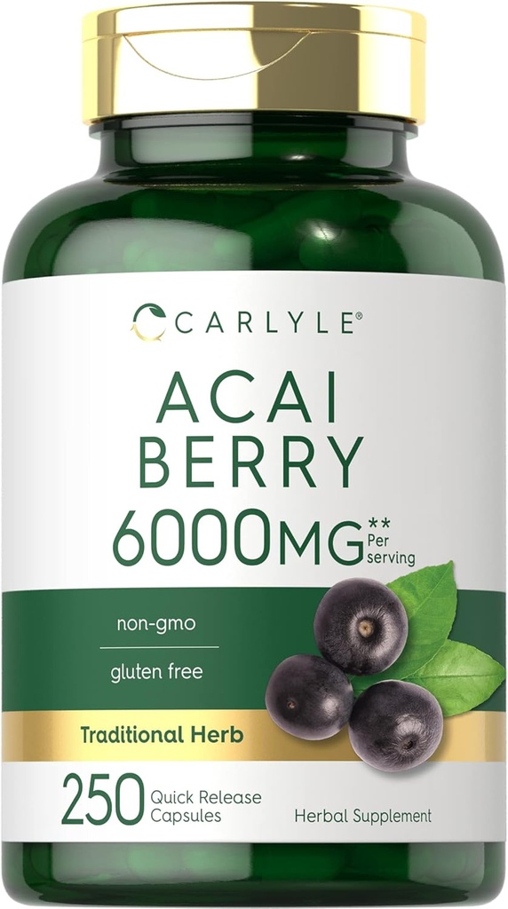 Carlyle Acai capsule Berry 6000mg 