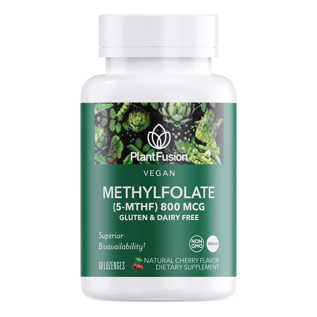 PlantFusion Vegan mare potenta Metilfolat 5-MTHF 