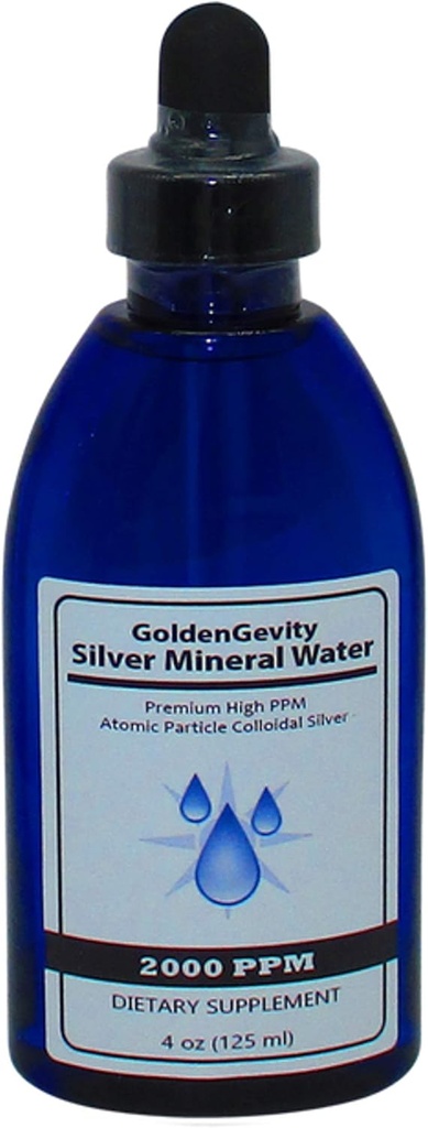 GoldenGevity 2000 PPM Argint ondulat - 200x mai mult Potent 