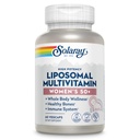SOLARAY Multivitamine lipozomale pentru femei 50 Plus, Absorbţie îmbunătăţită cu fier, vitamina D, vitamina C, B12, Biotin & More, Suport Imun şi Sănătate osoasă, Vegan, 30 Serviri, 60 VegCaps