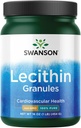 Swanson 100% Lecitină pură Granule (Non-GMO) 16 Ounce (1 lb) (454 g) Granule