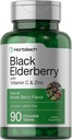 Horbaach Black Elderberry cu vitamina C și 