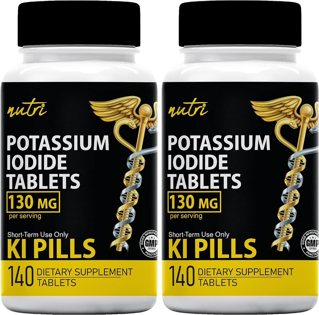 Comprimate de iod de potasiu 130 mg (2 ambalaje) - 280 comprimate