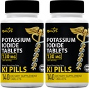 Comprimate de iod de potasiu 130 mg (2 ambalaje) - 280 comprimate