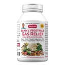 ANDREW LESSMAN Bean and Vegetal Gas Relief 60 Capsule - Complexul Enzim natural reduce gazele naturale, exploatând de la fasole, legume crucifere, fructe, cereale și alte alimente. Blând şi eficient