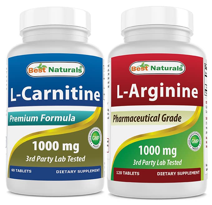 Cele mai bune naturale L-Carnitina 1000mg & L-Arginină 1000 mg