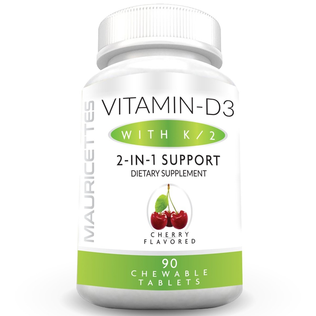 Mauricettes Chewable Vitamina D3 cu K2 