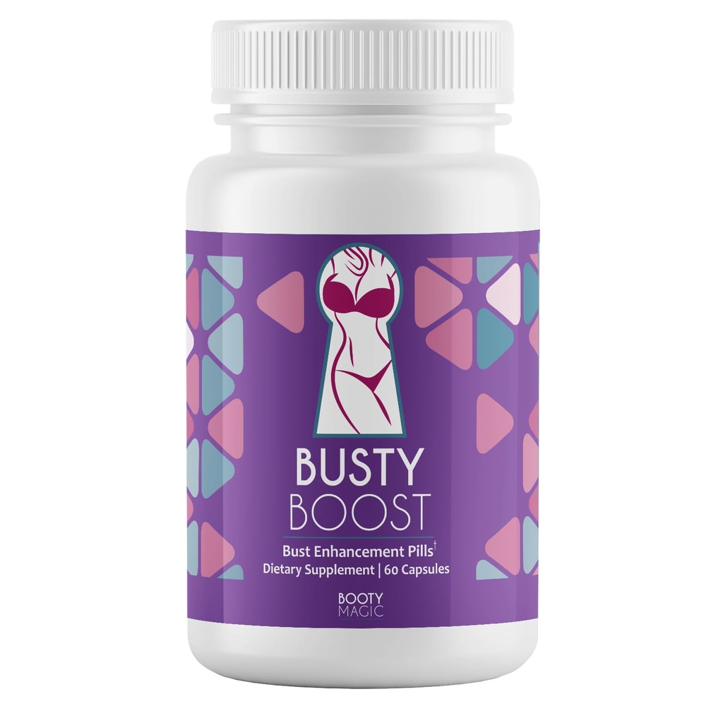 Busty Boost pastile de mărire a sânilor - Mărire & pastile de extindere pentru sâni mai mari și creștere. Natural Schindugreek, Saw Palmetto & Maca Formula. Fuller, Sânii mai fermi în 1-2 luni.