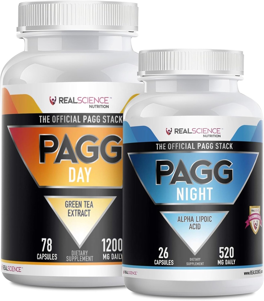 4 Ore corp de Tim Ferris, Fat Burning și musculare de sprijin pentru construcții, Green Ceai Extras Ziua Suplimente (78 Caps) și Alpha Lipoic Acid Suplimente de noapte (26 Caps)