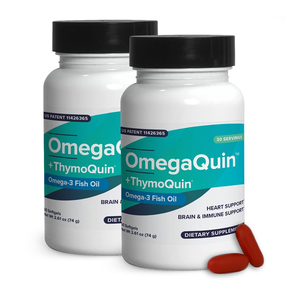 OmegaQuin Black Seed Oil + Vivo Mega Fish Oil 