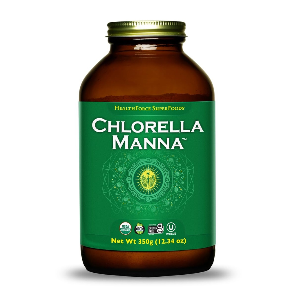 HealthForce Super Foods Chlorella Manna - Pulbere - 350 Grams