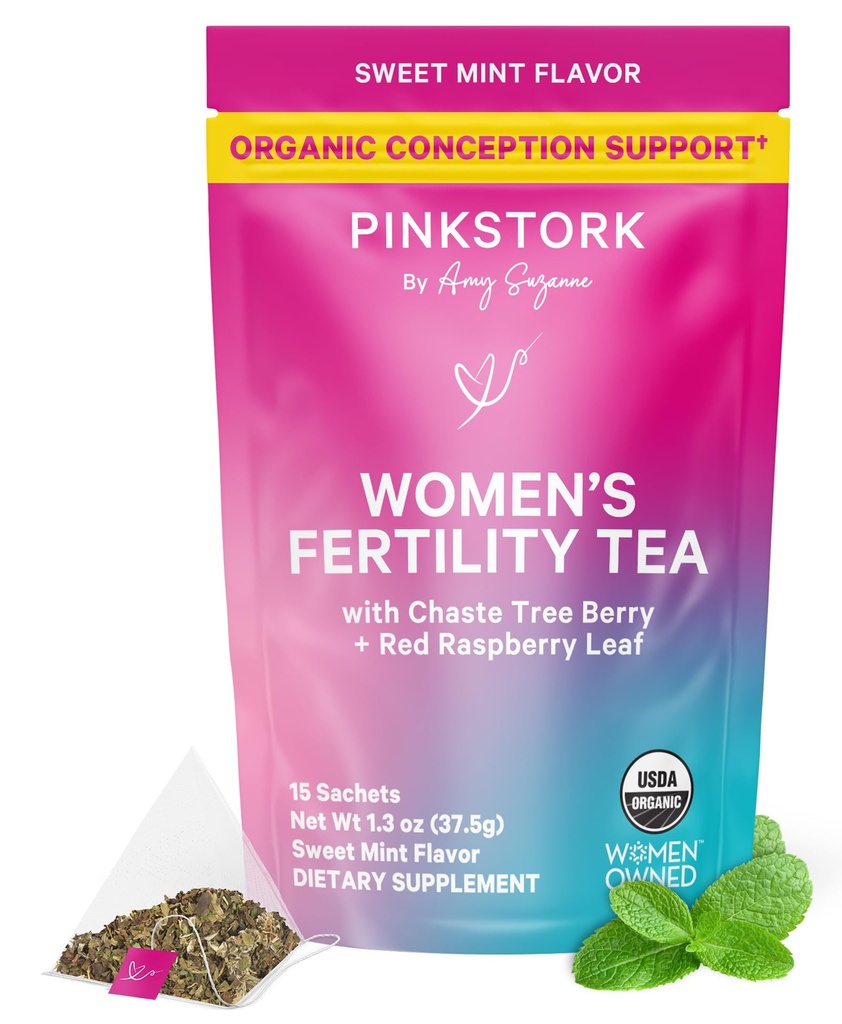 Pink Stork Organic Fertility Ceai pentru femei 