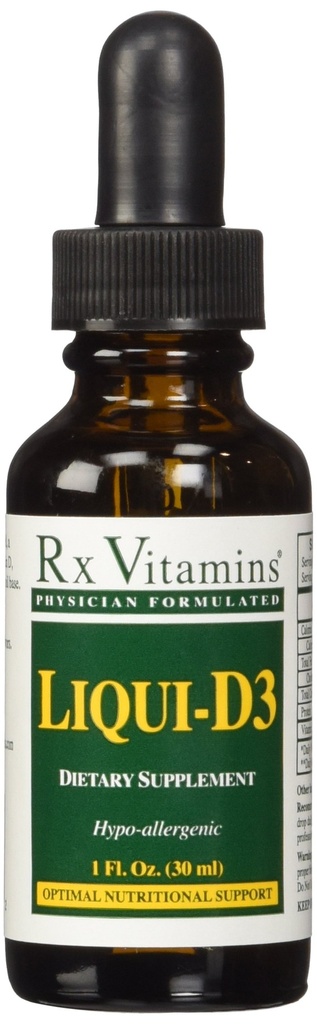 Rx Vitamine Liqui-d3 2000 Iu, 1 Fl Oz (Pachet de 1)