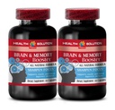 creier și memorie - BRAIN ȘI MEMORIE BOOSTER - creșterea vitezei de procesare, claritatea minții și supliment de concentrare, supliment de suport minte și memorie, supliment de memorie creier, creier tânăr - 2B 120 Capsuri