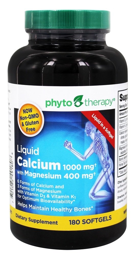 Fitoterapia Rx Calciu lichid Softgel - 180 per ambalaj - 1 fiecare.