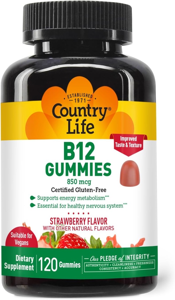 Country Life Vitamina B12 Gumies 