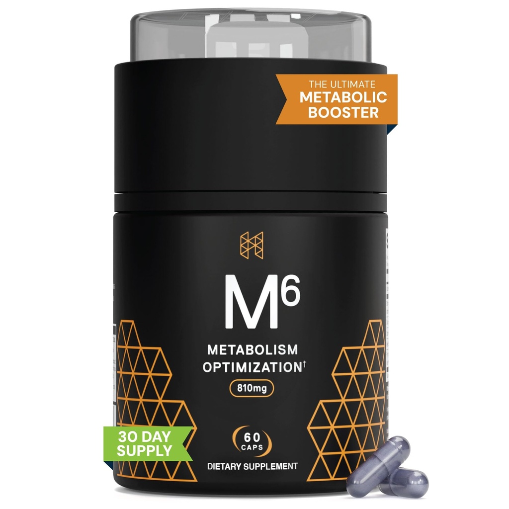 High Performance Nutrition Metabolism Booster, HPN M(6) Fat Burner, naturale pierdere in greutate Supliment, Suport Lean Muscle, Creșterea energiei, Vegan prietenos, testate clinic, 60 capsule
