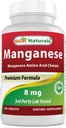Cel mai bun naturals Manganese Amino Acid Chelat) 8 mg- 250 comprimate