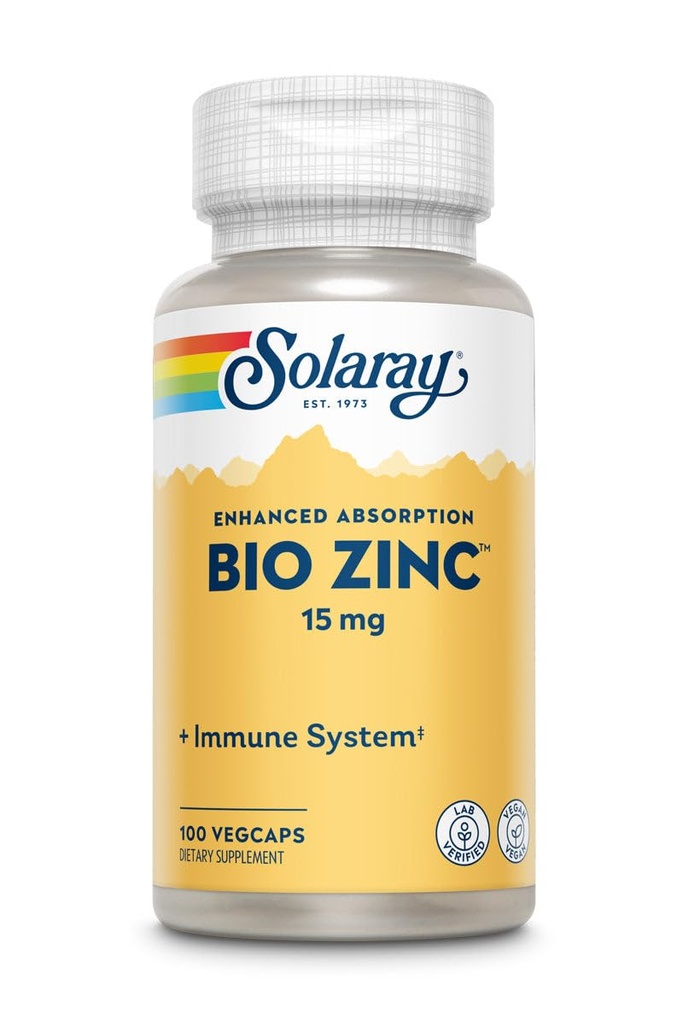 Bio zinc cu zinc Picolinat & ingrediente sinergice (100 capsule)