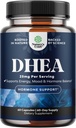 Suplimentul DHEA pentru femei şi bărbaţi - DHEA pură 25mg pentru echilibru hormonal, îmbunătăţeşte stabilitatea dispoziţiei, funcţia creierului, sistemul imunitar, energia şi fertilitatea - Capsule dehidroepiandrosteron pentru adulţi - 60 Ct