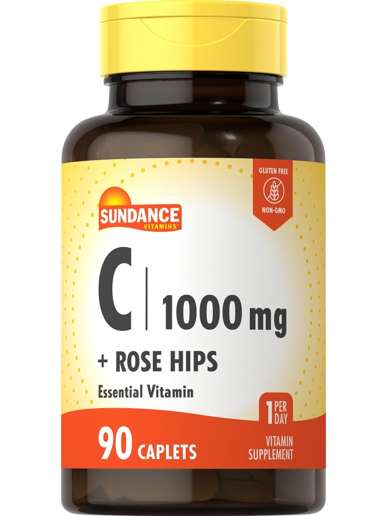 Sundance Vitamina C 1000mg cu Rose HIPS 
