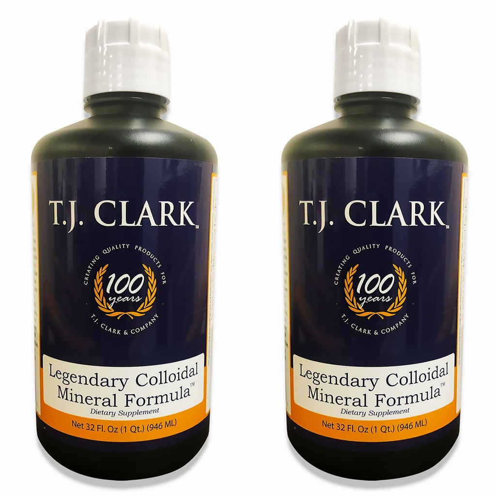 T.J. Clark Legendarul mineral coloidal Formula 32 fl. oz. (2 ambalaj) de T. J. Clark