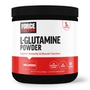 Force FACTOR L-Glutamine Powder pentru recuperare post antrenament, recuperare musculară, funcţie musculară sănătoasă, şi imunitate, 5000mg/5g Glutamină Supliment, Vegan, non-GMO, 60 Serviri