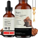 Auri Super Chaga Elixir - Superalimentar supliment lichid cu spectru complet Suport Immune de stres oxidativ și ridicare energie - Chaga Tincture 60ml