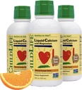 Copii esenţiale supliment de calciu lichid pentru copii - Baby Calciu cu magneziu, zinc, şi vitamina D3 - Orange Flavor, 16 fl oz (3 ambalaj)