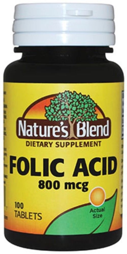 Acid folic 800 mcg 800 mcg 100 comprimate