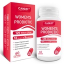 Probiotice pentru femei120 Miliarde CFU 18 Tulpini 3 Prebiotice și enzime digestive Conține organic Prebiotic Cranberry Femeii Sănătate Digestive și Immun suport non-GMO soia Gluten lactate gratuit