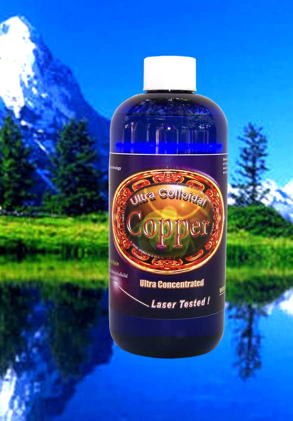 Silver Mountain Minerale Cupru coloidal supliment mineral lichid 16 Oz. 100 PPM