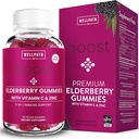 WellPath Boost Elderberry Gummies cu zinc & vitamina C 