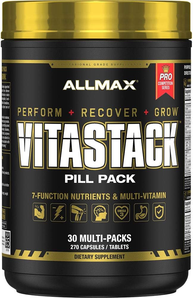 ALLMAX Nutrition Vitastack, Vitamina & Nutrient Stack Packs, 30 Pack