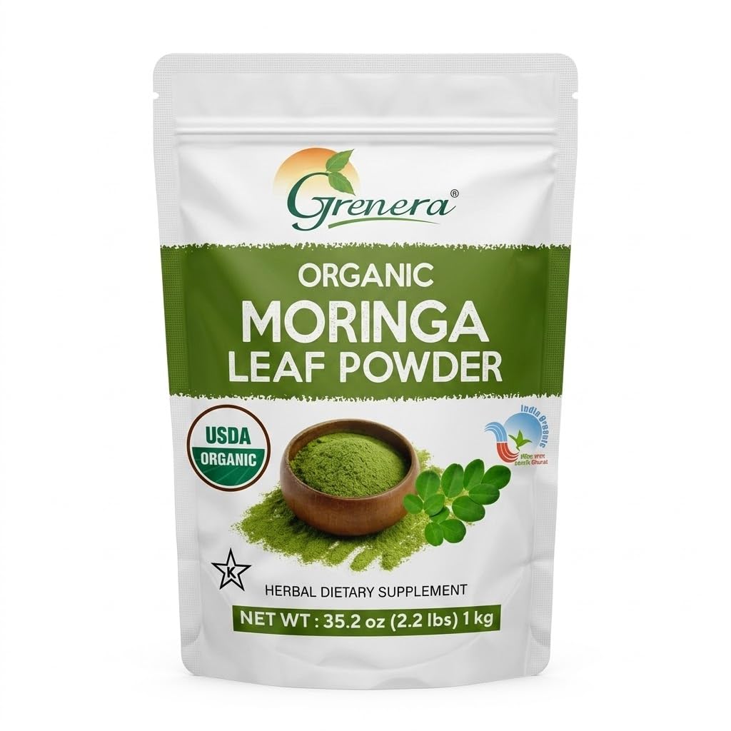 Grenera Organic Moringa pulbere - 2.2 lbs (35.2 oz) 
