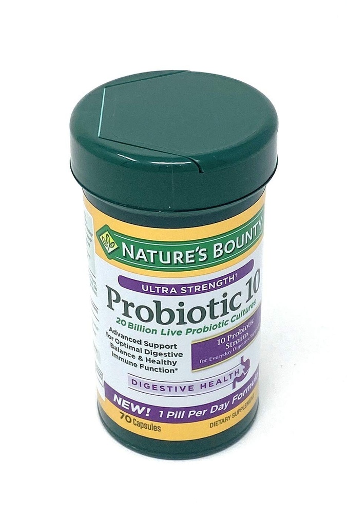 Natura's Bounty Ultra Putere Probiotic 10, 70 Capsule