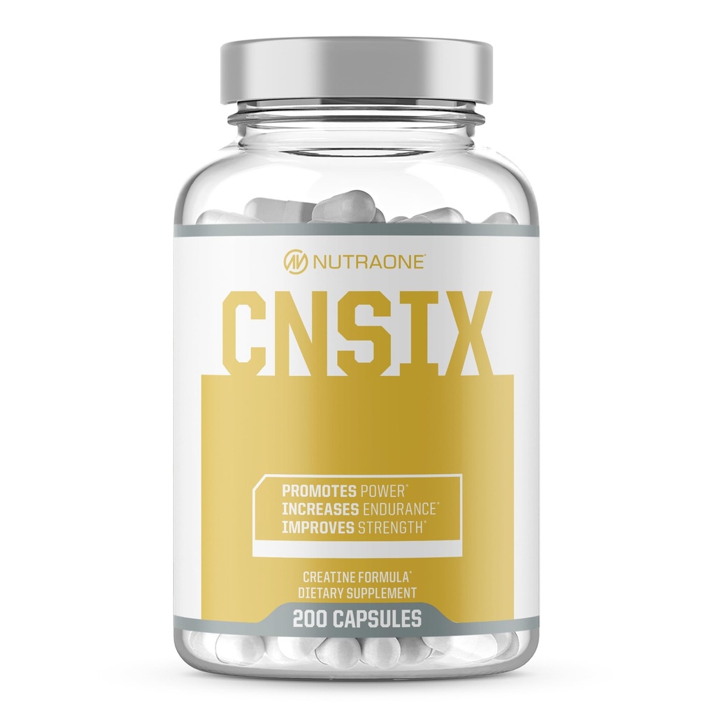 NutraOne CNSix capsule Create HCL pentru a ajuta la construirea musculare Lean * (600 mg - 200 capsule)