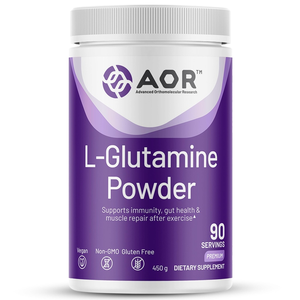 L-Glutamine Powder 450g, Suportă Imunitate și Sănătate Gut, Supliment alimentar, 90 Serviri