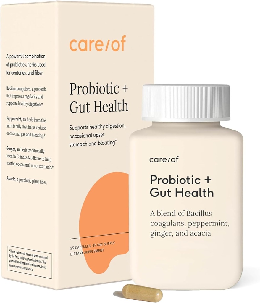 Îngrijire / de Probiotic + Supliment de sănătate cu gust pentru femei și bărbați - APP wellness gratuit - Suport digestiv pentru a elimina gaz ocazional și balonare - Sugar-Free, Nu Fillers, Certified CLEAN - 25 Conte